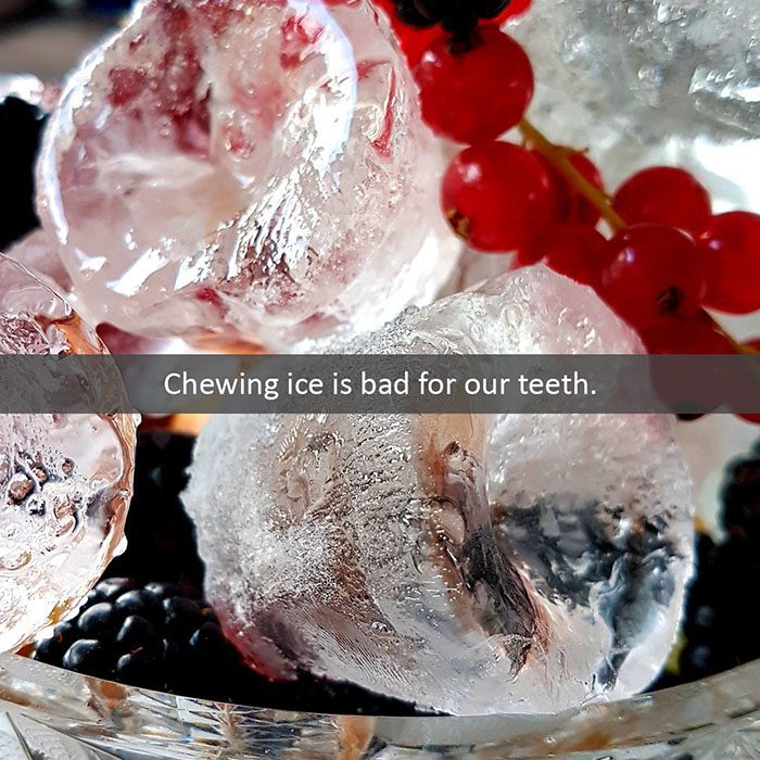 Chewing Ice Is Bad for Our Teeth Your Home For Family Dental Care